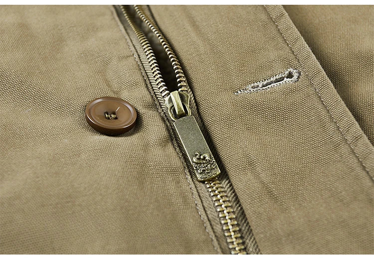 Iskander | Herren-Winterjacken mit Kapuze und dickem Cargo-Stil